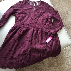 Eyelet Lace Skater Dress